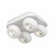Ceiling lamp with 4 spots LED 4x7W white or black