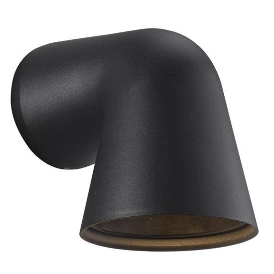 Wall light down outdoor black or white GU10