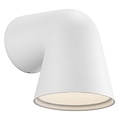 Nordlux Gevellamp down GU10 wit, diameter 170 mm, hoogte 156 mm, metaal, IP44 waterdicht, lamp niet inbegrepen
