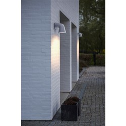 Wall light down outdoor black or white GU10