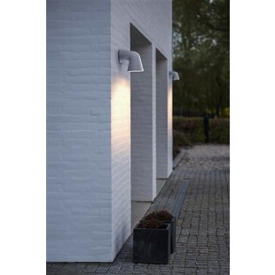 Aplique de pared empotrable blanco o negro GU10