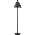 Nordlux Strap Stehlampe von Nordlux, weißes Metall, Schirm 360 mm, Fassung E27, Lederriemen, IP20