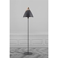 Nordlux Strap floor lamp by Nordlux, white metal, 360 mm shade, E27 socket, leather strap, IP20