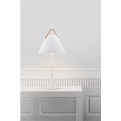 Strap table lamp black, metal, E27 socket, 55 cm
