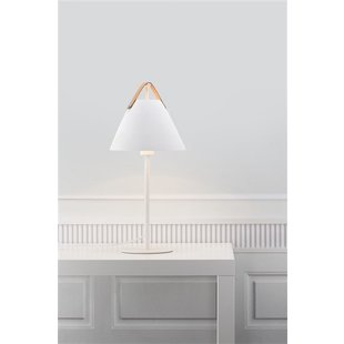 Lampe de table Strap noire, métal, culot E27