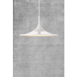 Skip LED Pendelleuchte Trompetenform weiß Ø57 cm dimmbar