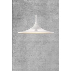 Skip suspension LED forme trompette blanc Ø57 cm dimmable