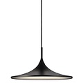 Trompet lamp wit of zwart LED 35 of 57cm Ø