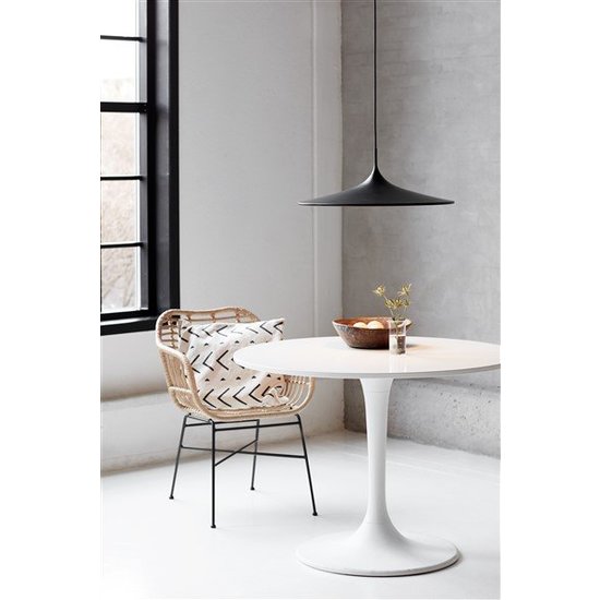 Lámpara trompeta LED blanco o negro 35 o 57cm Ø