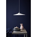 Nordlux Skip lámpara colgante LED, forma de trompeta, blanco, Ø57 x H20 cm, 14W, 1230 lúmenes, 3000K blanco cálido, regulable