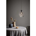 Eettafel lamp glas gerookt E27