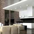 Design spot zwart of wit met goud GU10