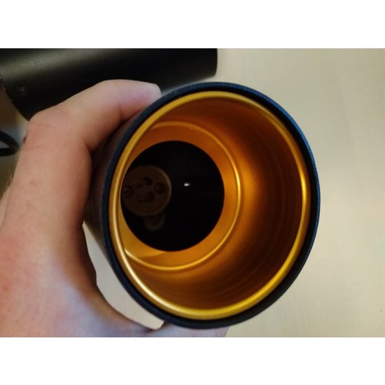 Designspot schwarz oder weiß mit Gold GU10