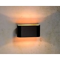 Wandlamp goud met wit of zwart G9