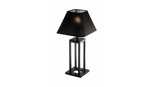 Lampes de table noires