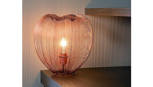 Table lamps copper