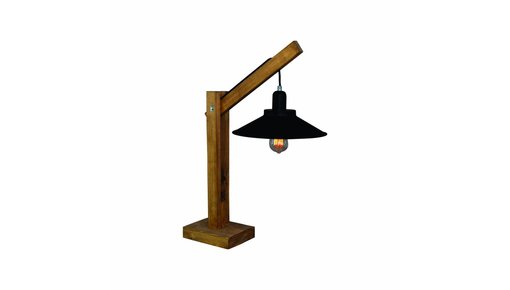 Tischlampen aus Holz