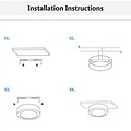 LED under cabinet lighting 5 or 7W