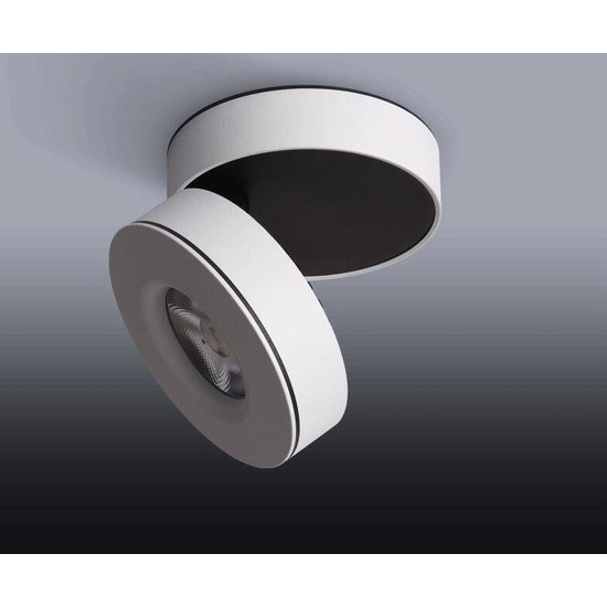 Opbouwspot LED kantelbaar wit of zwart 7, 10 of 12W