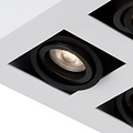Lampe 4 spots LED blanc-noir 4x5W dim to warm