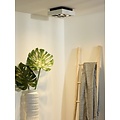 Lampe 4 spots LED blanc-noir 4x5W dim to warm