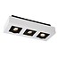 LED de superficie spot-dim to-warm blanco-negro 3x5W