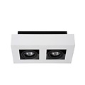 Ceiling lighting spotlights LED white-black 2x5W dim to warm