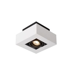 Spot LED en saillie blanc-noir 5W dimmable