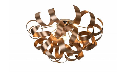 Copper ceiling lights