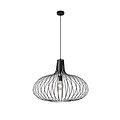 Hängende Drahtlampe schwarz, grün, Ø 50 cm