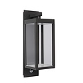 LED buitenlamp met sensor glas