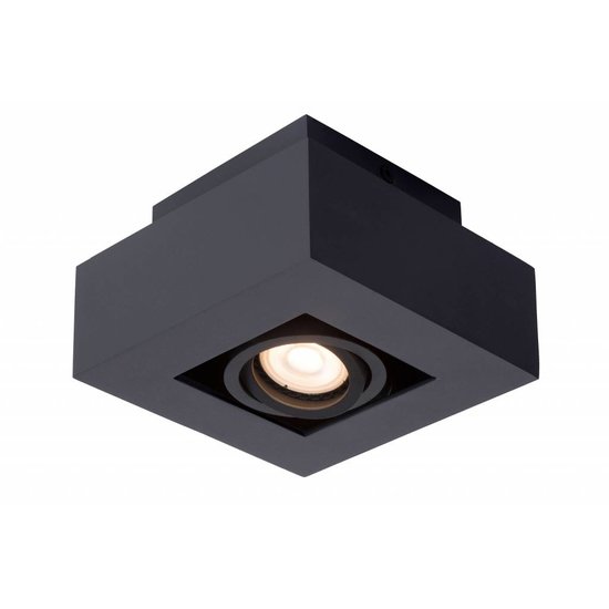 Spot LED en saillie blanc-noir 5W dim-to-warm