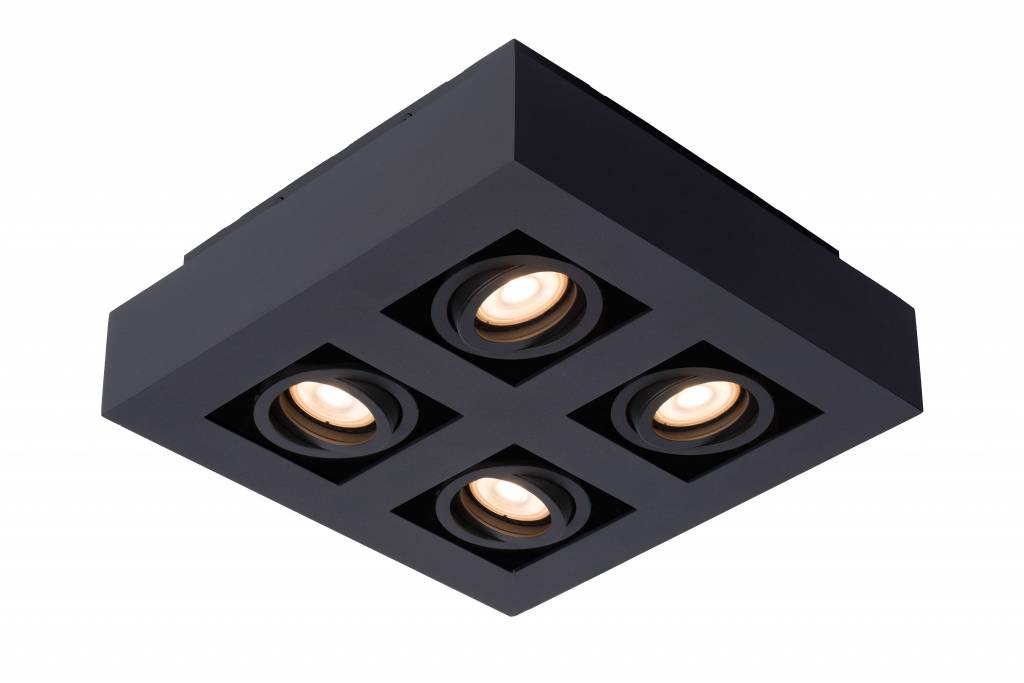 Hoeveelheid geld Inpakken niets 4 spots lamp LED wit-zwart 4x5W | My Planet LED