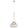 Fantasia Lámpara colgante Fantasia 3 luces negra, aro metálico Ø 340 mm, portalámparas 3x E27, bombillas no incluidas