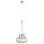 Suspension Fantasia 3 lampes noire, anneau métal Ø 340 mm, douille 3x E27, ampoules non incluses