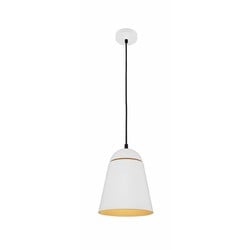 Fantasia metal hanging lamp white - conical shade, Ø 200 mm