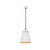 Lampe à suspension en métal noire ou blanche