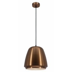 Boban hanglamp grijs metaal Ø25 cm, verstelbaar, E27