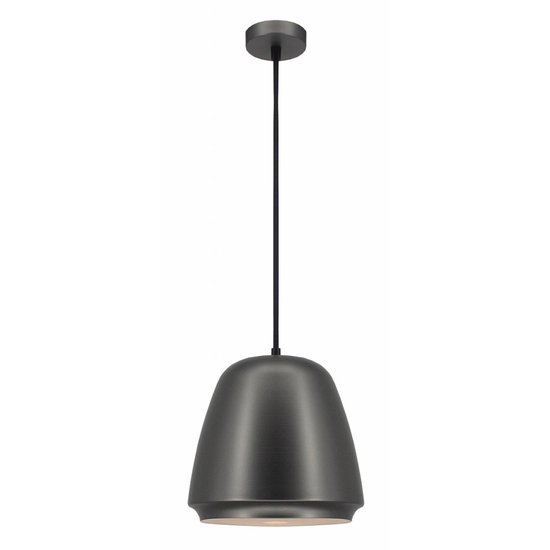 Fantasia pendant light grey, metal shade Ø25 cm, adjustable height up to 148.5 cm, E27 fitting, bulb not included
