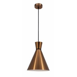 Fantasia Kono pendant lamp cone white, E27, Ø25 cm