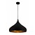 Lampe suspendue forme goutte cuivre, noire ou marron largeur 42 cm
