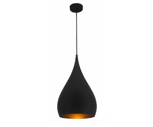 Teardrop Pendant Light Black Copper Brown Myplanetled