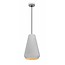 Fantasia Ubbe conische hanglamp, wit metaal, diameter 200 mm, hoogte 1555 mm, E27-fitting, lamp niet inbegrepen