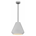 Fantasia conical pendant light black, diameter 250 mm, height 148 cm, metal, E27 socket, bulb not included