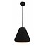 Fantasia conical pendant light black, diameter 250 mm, height 148 cm, metal, E27 socket, bulb not included