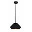 Fantasia Ubbe pendant lamp, conical black metal shade, diameter 240 mm, height 1377 mm, E27 fitting, bulb not included