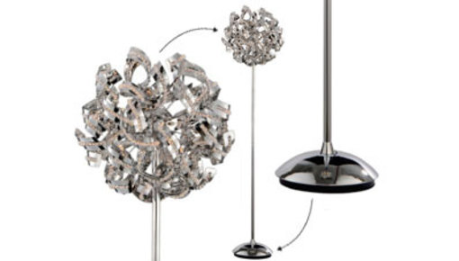 Floor lamps chrome