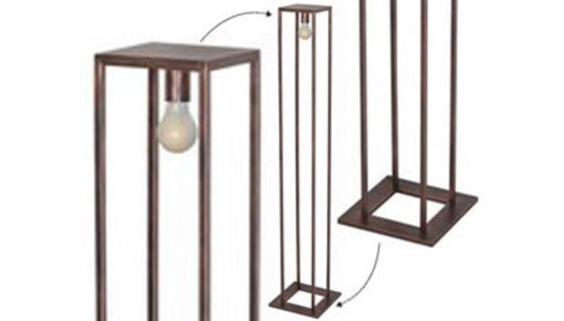 Floor lamps copper