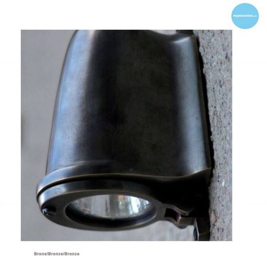 Authentage Wandlamp buiten landelijk brons-chroom-nikkel-messing GU10 130mm