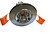 Inbouwspot LED 5W boorgat 55mm dimbaar en kantelbaar, grijs aluminium